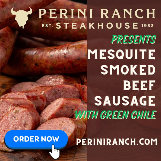 Announcing Mesquite Smoked Beef Sausage with Green Chile