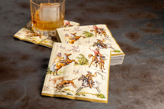 Wild West Cocktail Napkins